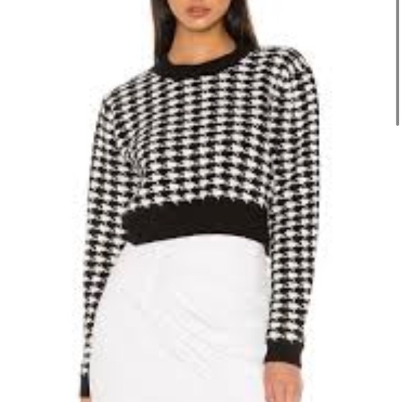 Superdown argyle cropped sweater! - Picture 3 of 3